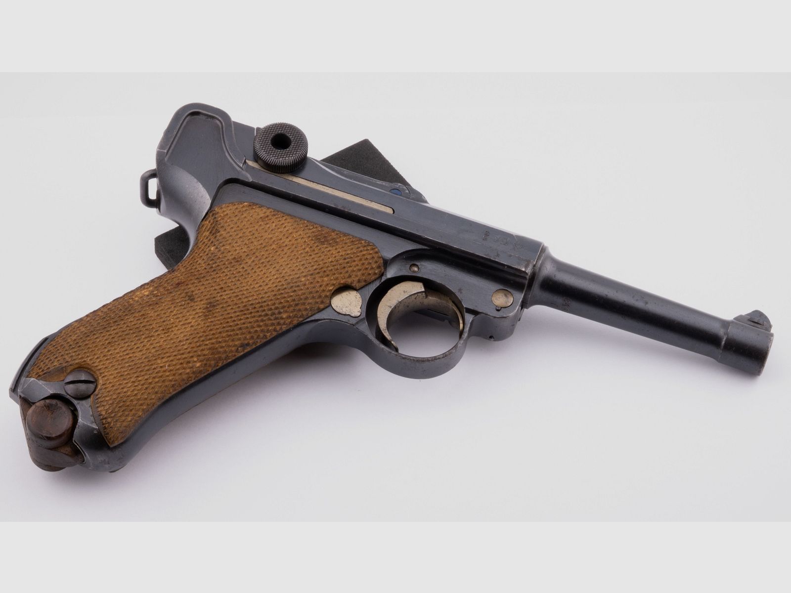 Pistole P 08 9mm Luger DWM 1917 Konvolut mit Tasche 1917