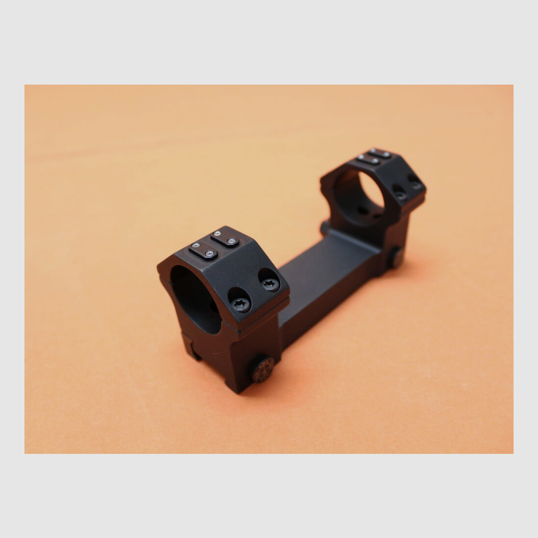 Recknagel Era-Tac Block Mount 30mm (T5013-0020) with Nut, Aluminum Black, Height=20mm for Picatinny Profile