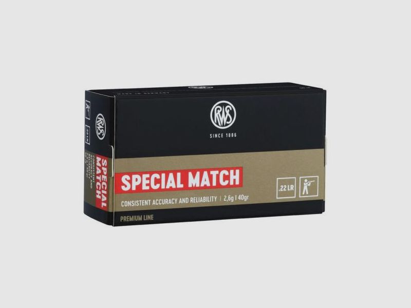 RWS KK-Munition .22lr Special Match 50 Stk  Premium Line