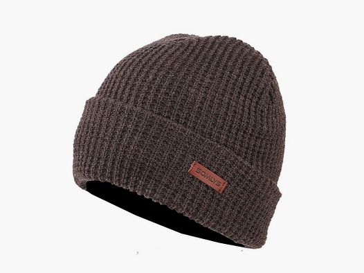 Bonnet acrylique/laine marron Somlys