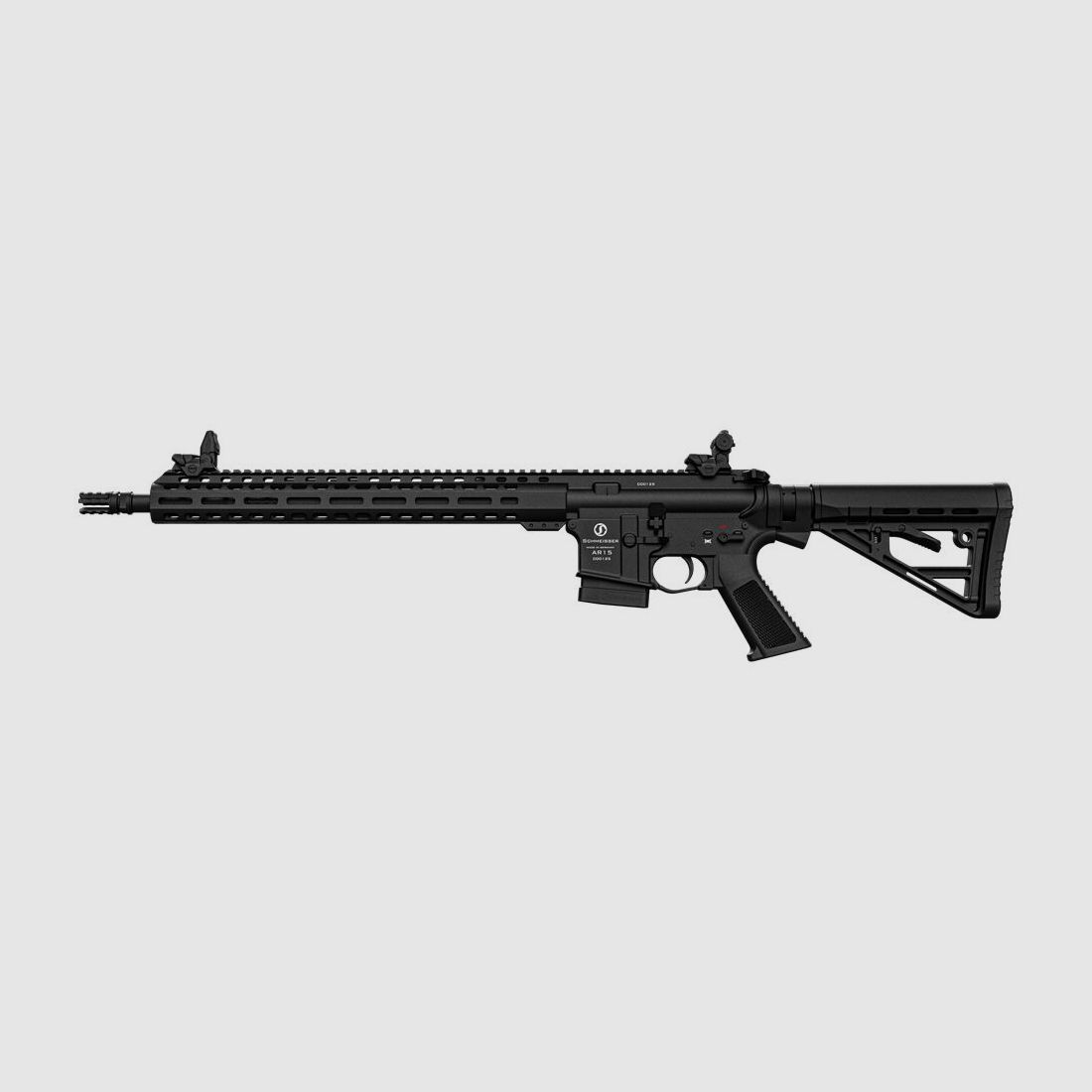 Schmeisser AR15 M5FL Schwarz Mlok