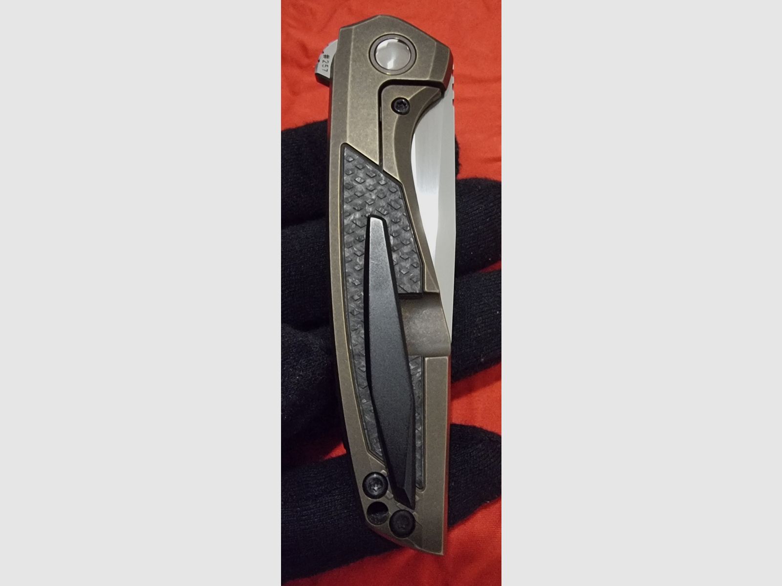 CKF Switch #257 – Tuff Knives – Limitiert 333 – M390 – Voll Titan – neu