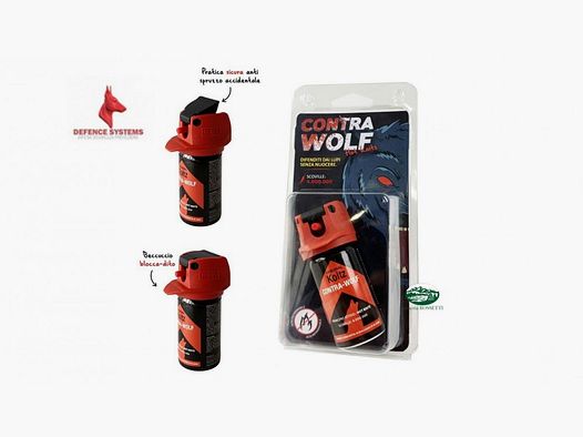 DEFENCE SYSTEM Pfefferspray gegen Aggression Contra Wolf