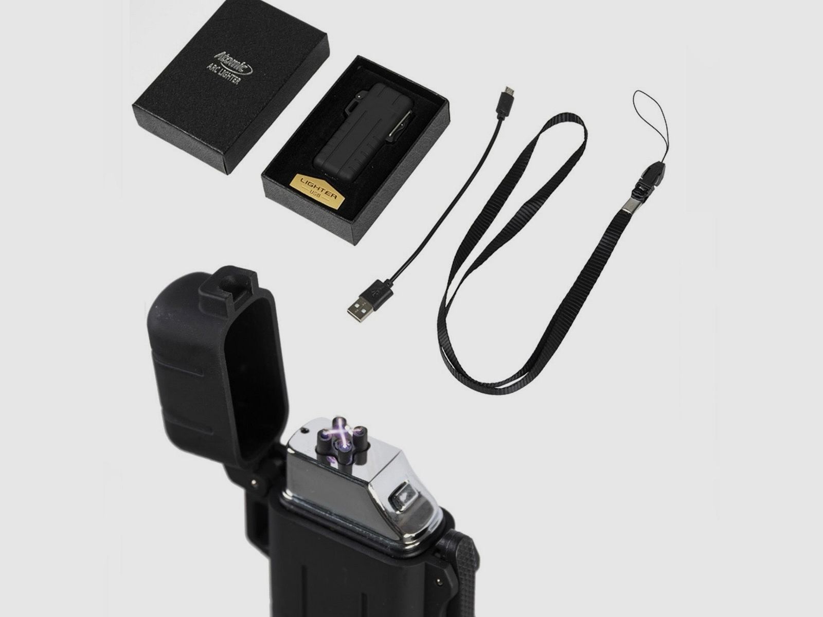 Accendino elettronico ricaricabile X-ARC, immagine 2 di 2
