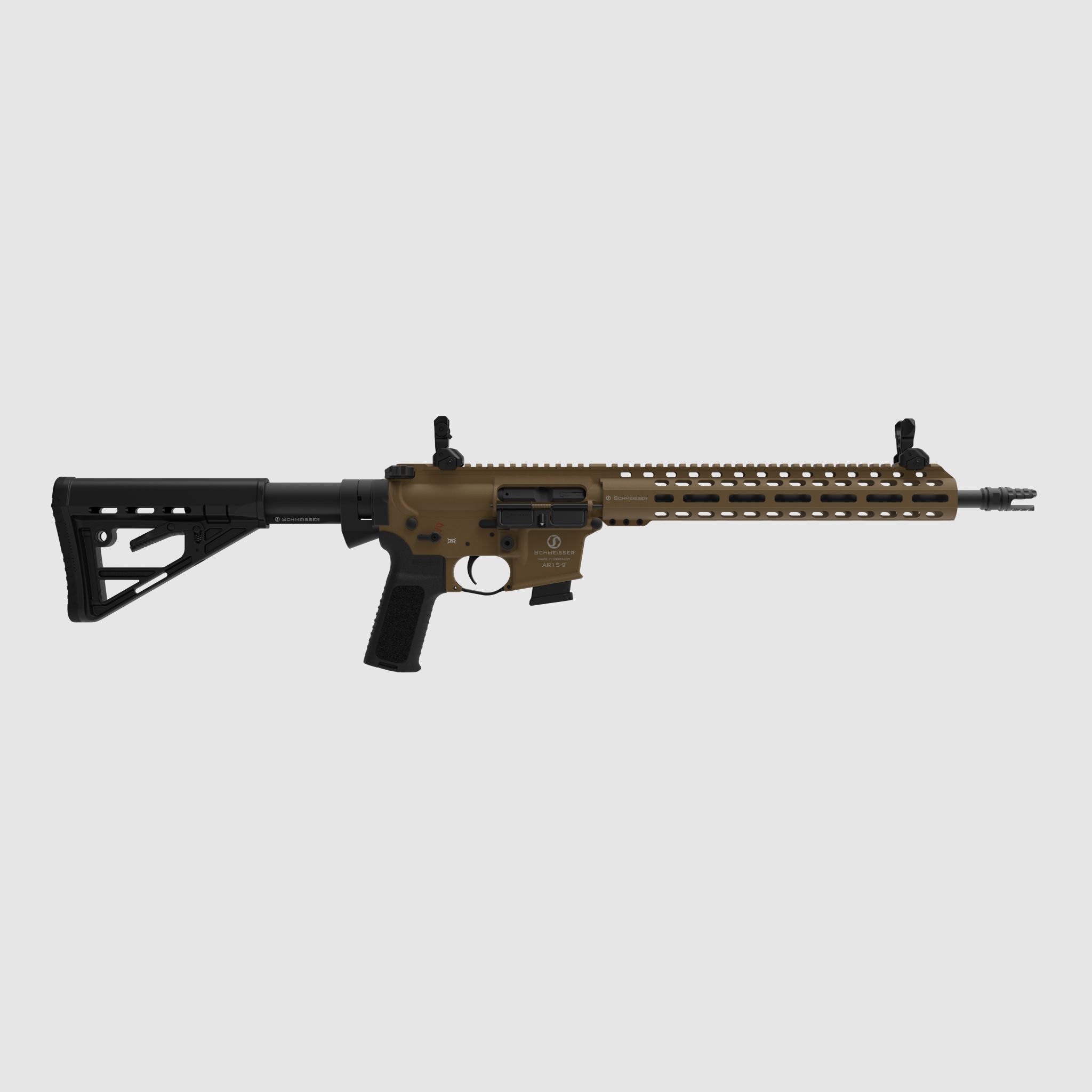 SCHMEISSER AR15-9 M4FL – CERAKOTE FDE / 9x19 / 14,5" | 370mm