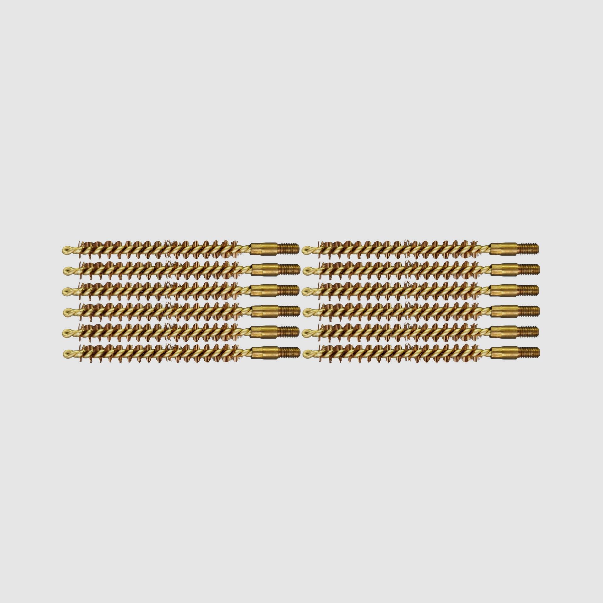 12 bronze cleaning brushes 6mm/.243 rifle