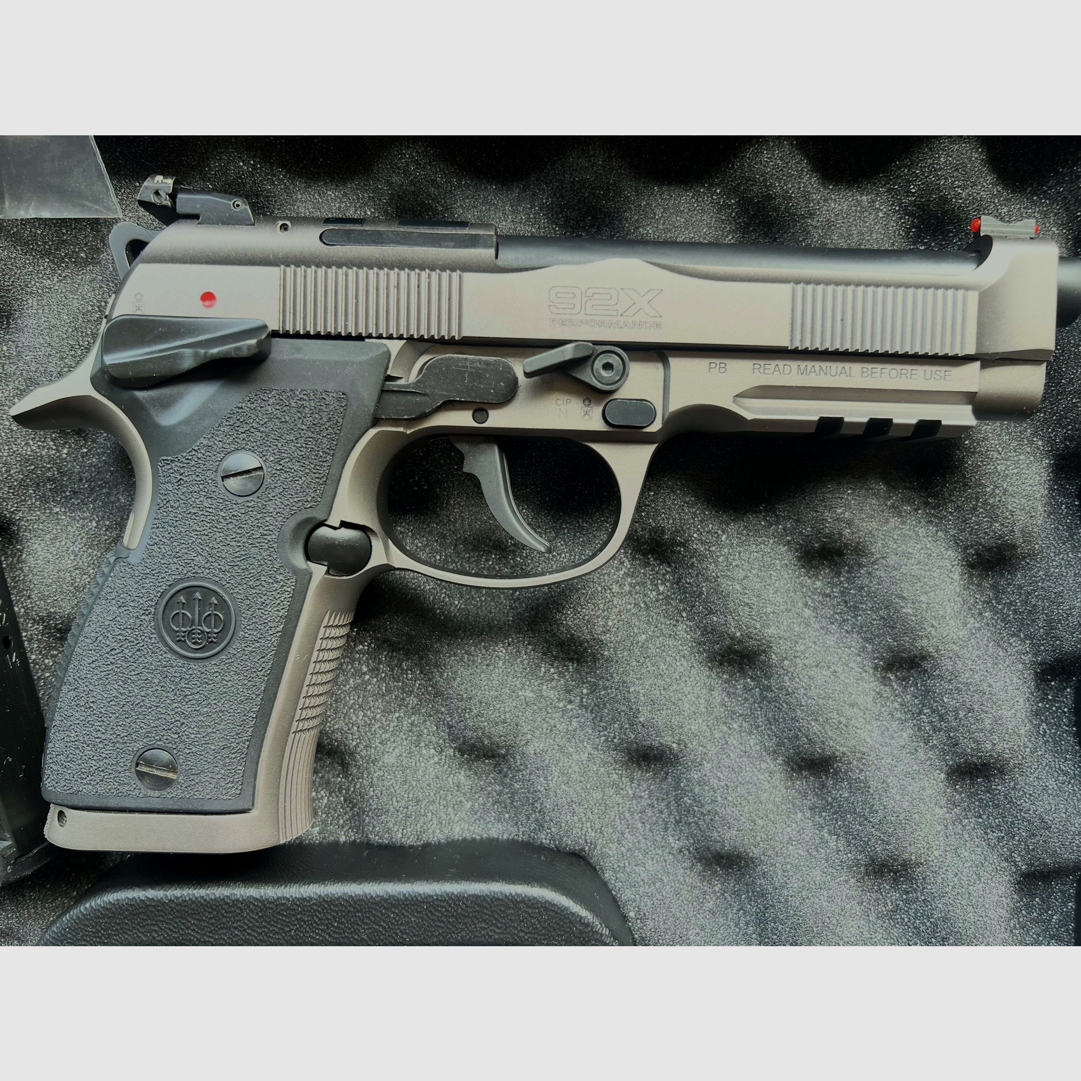Beretta 92X Performance Producción RDO Listo para Ópticas