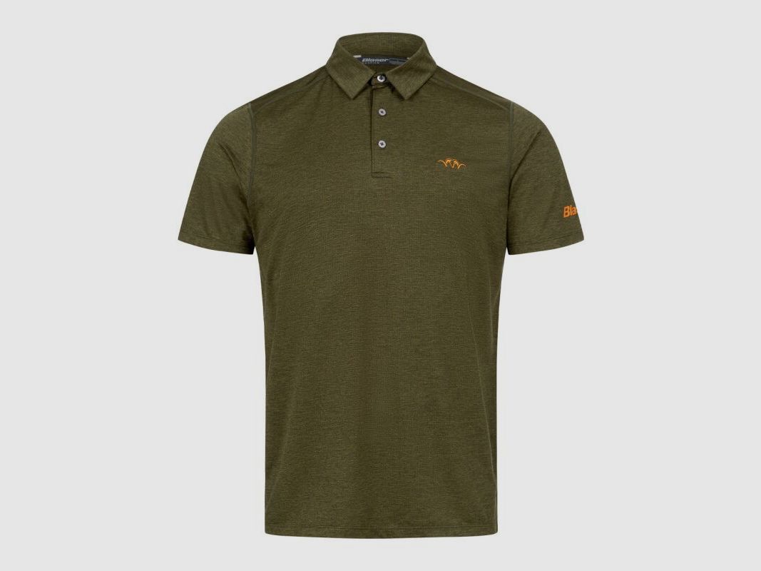 Blaser Herren Polo Shirt Competition 23 Dunkeloliv