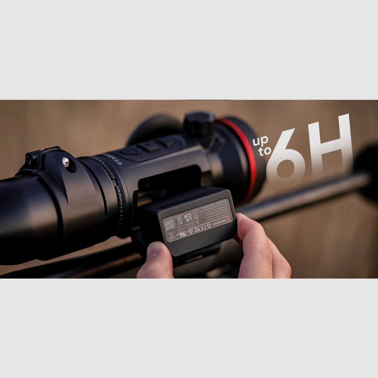 Hikmicro Thunder TQ50CL 3.0 Warmtebeeld Clip-on/Handkijker LRF, afbeelding 11 van 16