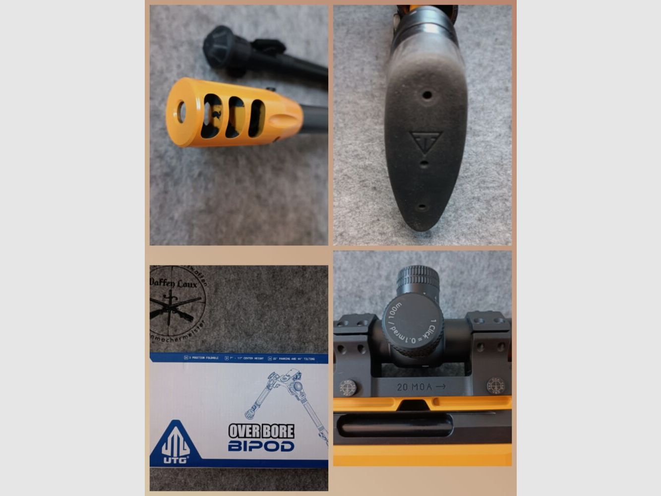 Tikka T3x TACT A1 mit Custom Cerakote & ERATAC + ZF GPO 4,5-27x50i