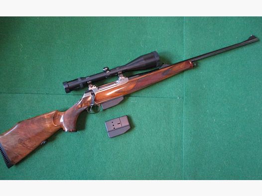 Sauer 202 Luxus, cal. .375 H&H y cañón intercambiable 6,5x68