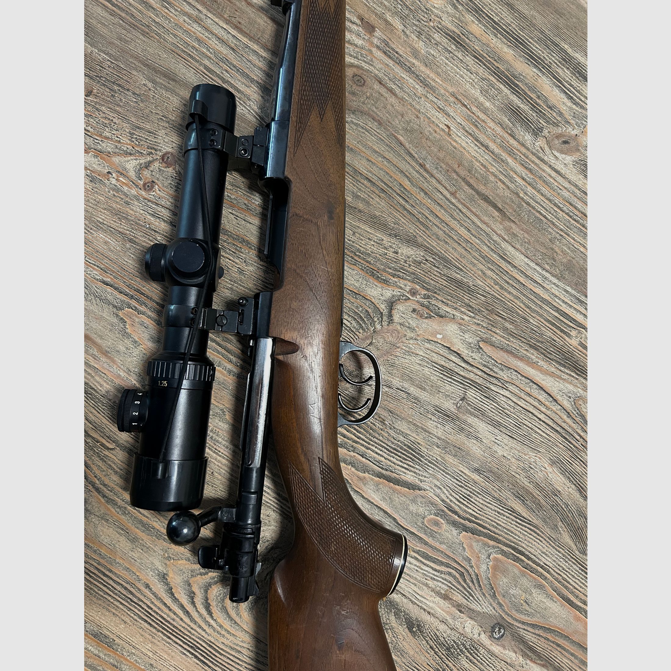 AKAH Rep. Büchse K98 7x64 mit Zielfernrohr RWS Premium 1.25-4x24