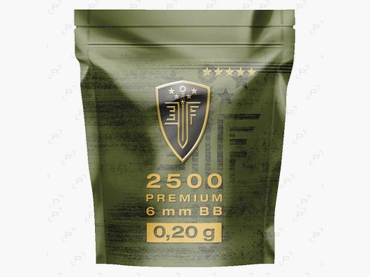 Sachet de 2500 billes plastique airsoft ÉLITE FORCE PREMIUM Calibre 6 mm / 0,20 g