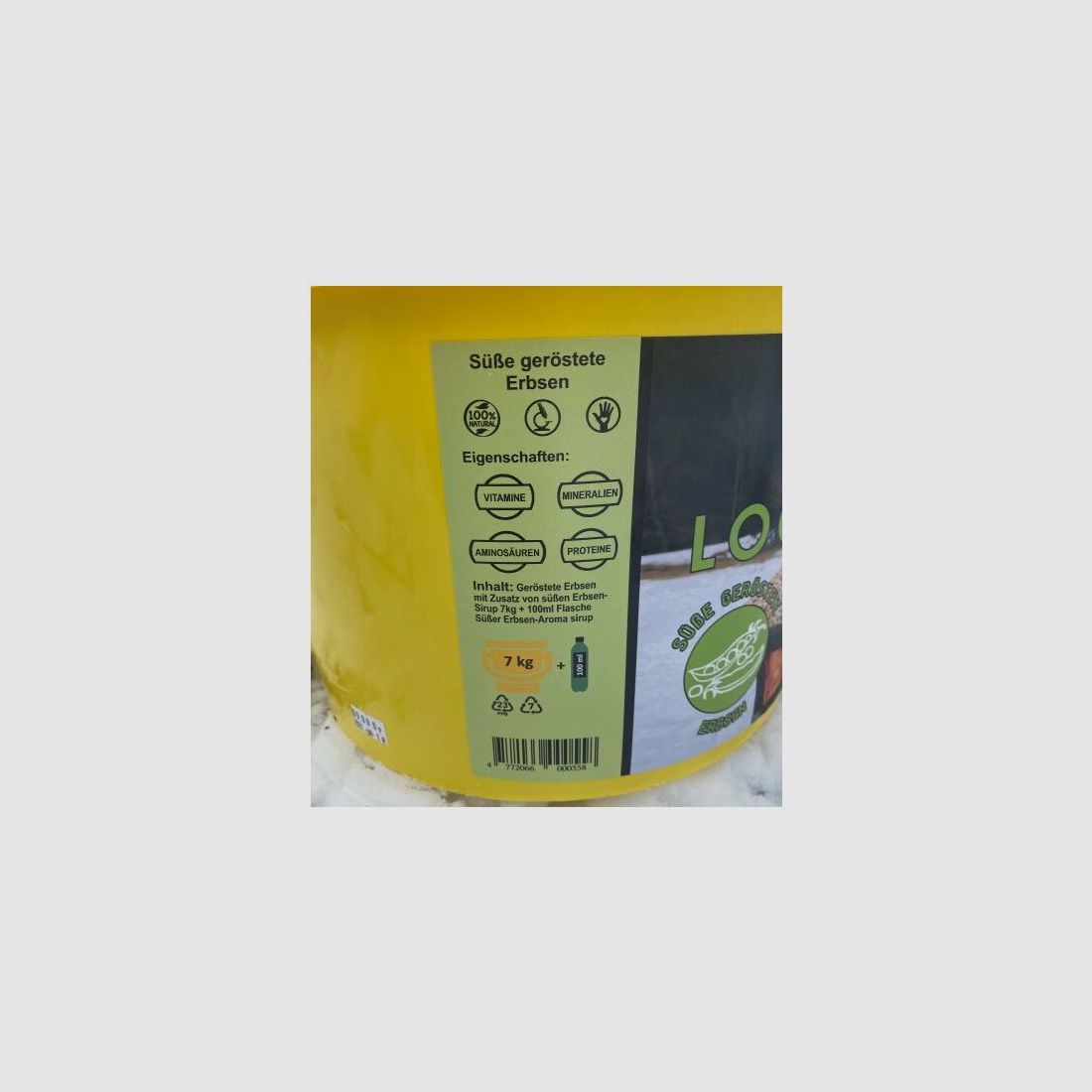 Wildlutscher Last Dinner 7 kg süße Erbsen mit Erbsensirup