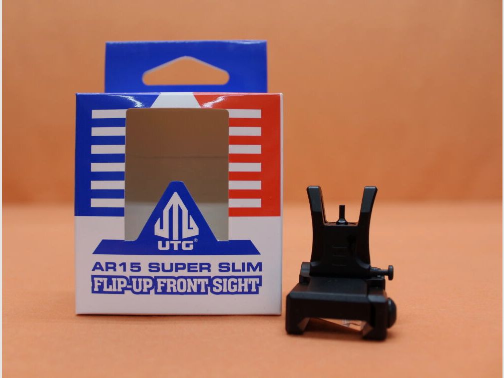 UTG - Leapers UTG Flip-Up Front Sight Low Profile (MNT-755) Tactical Handguard Mount/ Flip-up sight for Picatinny profile