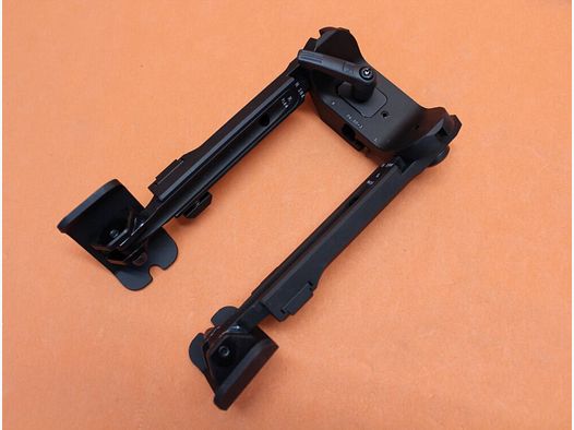 Fortmeier Fortmeier tweepoot H184 3-P 06:00 Hoogte ca. 184 - 235mm Alu zwart met rustverstelling en slede