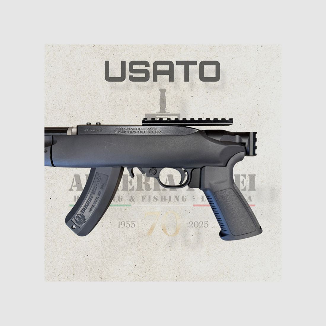 USATO – PISTOLA – RUGER MOD. 22 CHARGER cal. 22LR | 10″, immagine 5 di 6