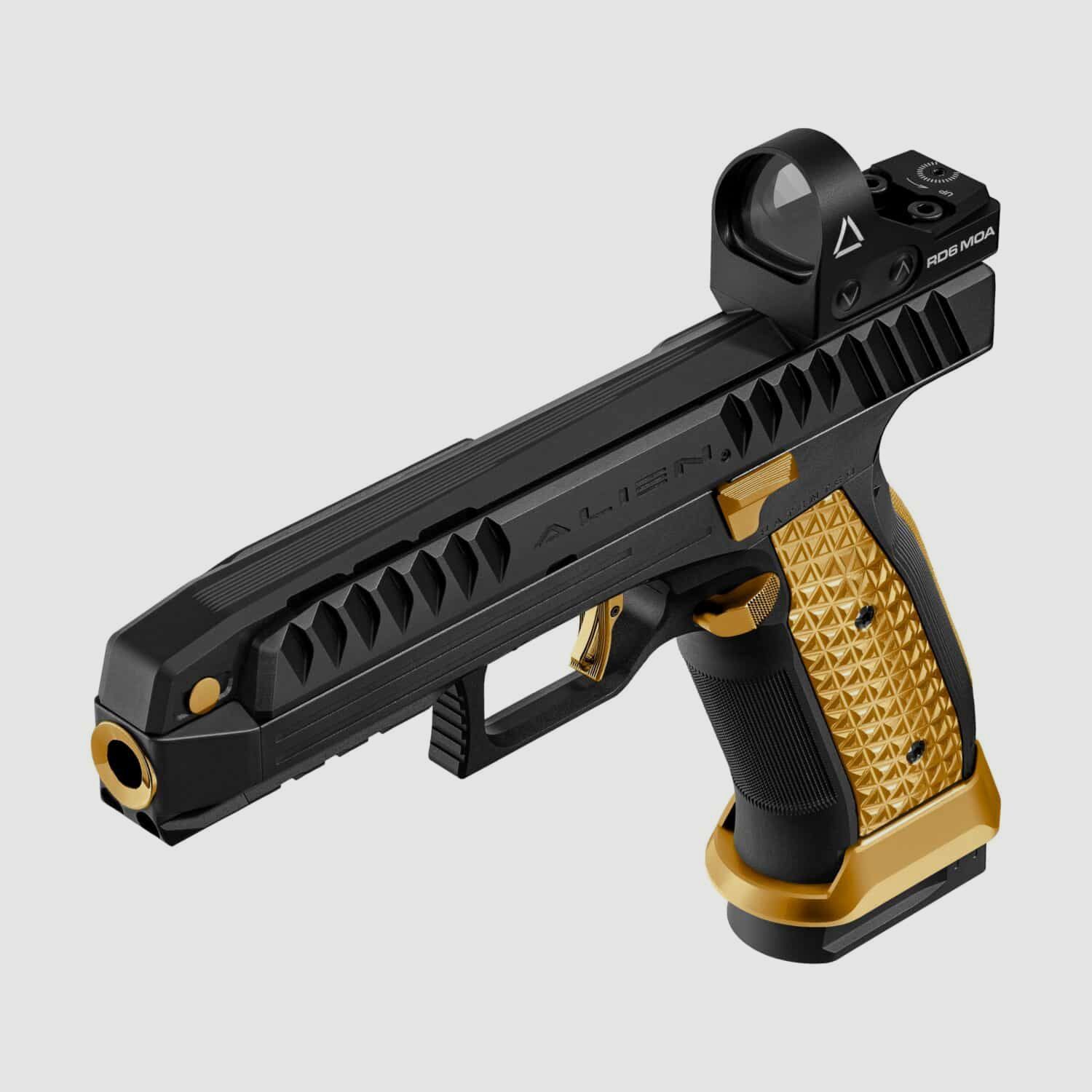Laugo Arms – Pistole / Alien Full Kit Black Gold / 9mm, Bild 7 von 9