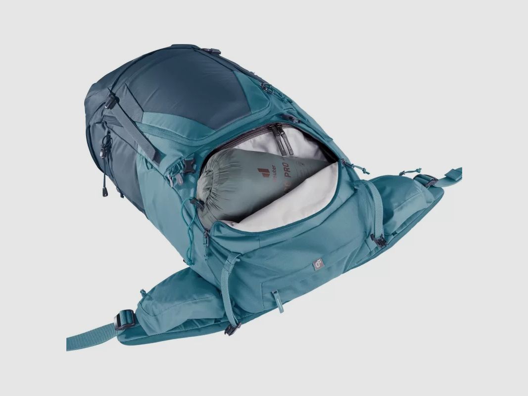 Deuter Futura Air Trek 55 + 10 SL Bleu, image 2 sur 12