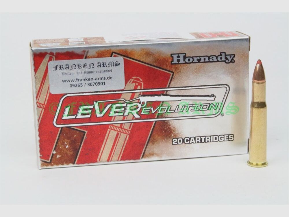 Hornady FTX .30-30 Win. 160gr. 10,4g Lever Evolution 20 pièces Prix dégressifs