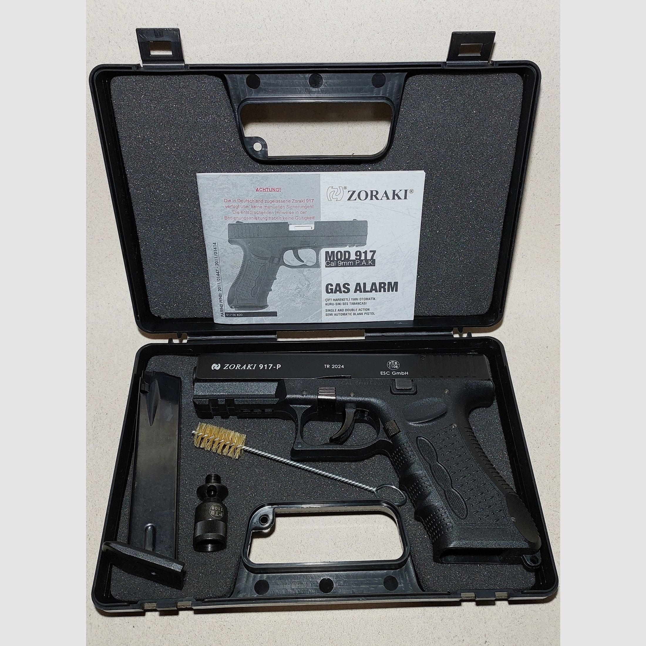 Zoraki 917 Schreckschusspistole 9mm P.A.K. (PTB 1073) neu!