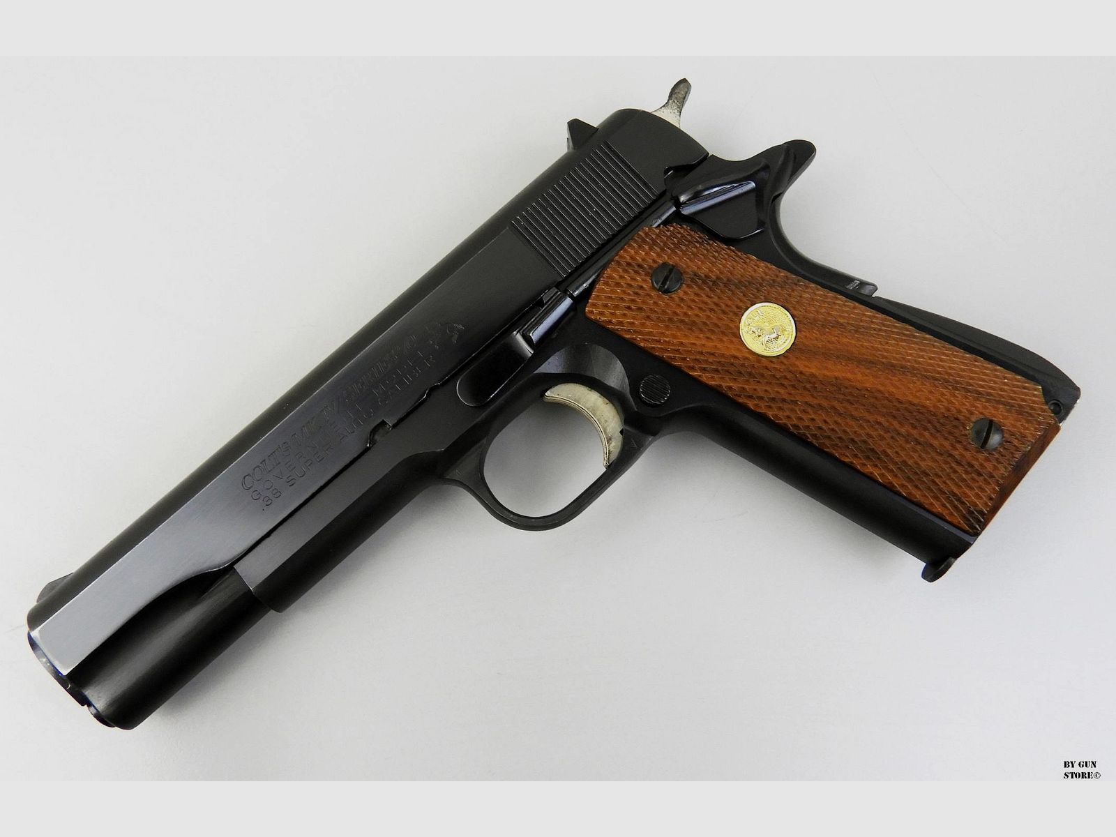 Pistole Colt MKIV Series ’70 mod. GVT Modell .38 Super Auto matr. 70S35112, Bild 2 von 13