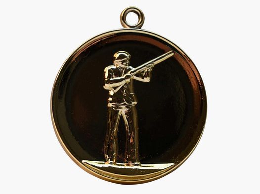 Die Neue Linie Medaille Skeetschütze gold MX145-G