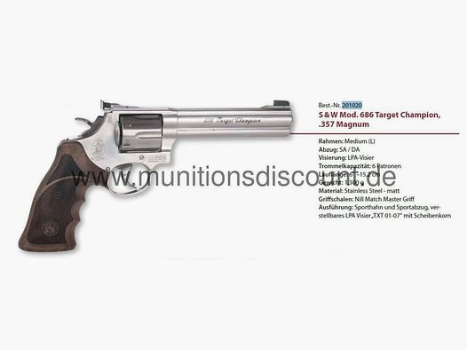 Smith & Wesson	 686 Target Champion