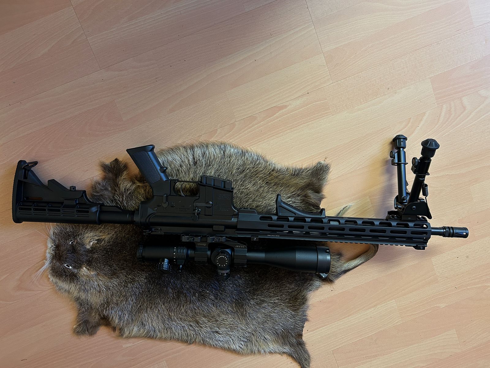 Selbstladebüchse AR15 DPMS Panther Arms mit Zielfernrohr