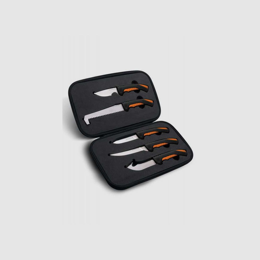 Cold Steel Hunting Kit, 5-piece game processing knife set with case