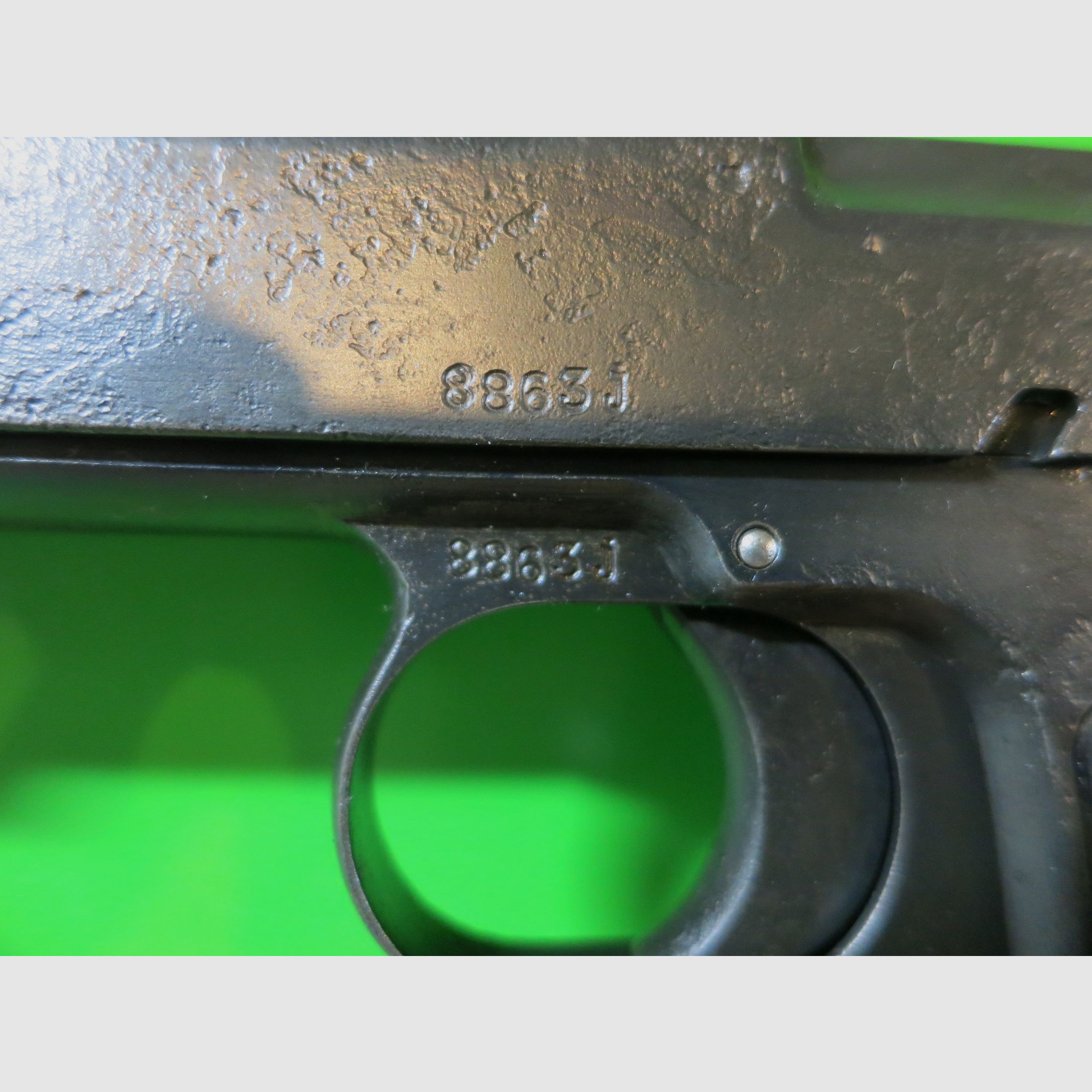 Steyr Hahn M1912 – Halbautomatische Pistole  Modell STEYR 1915; 9 mm Steyr   #85, Bild 3 von 16