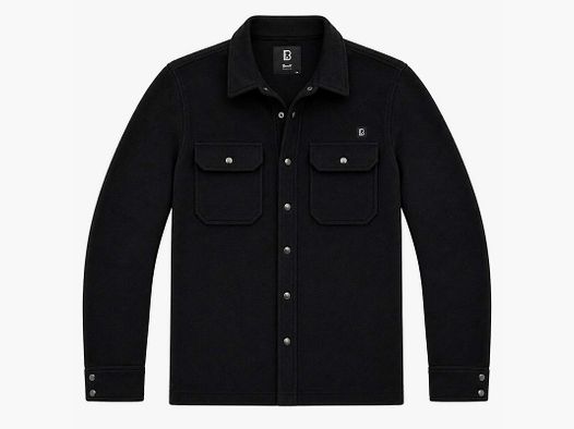 Men's fleece shirt Jeff Brandit® black - Comfort and style