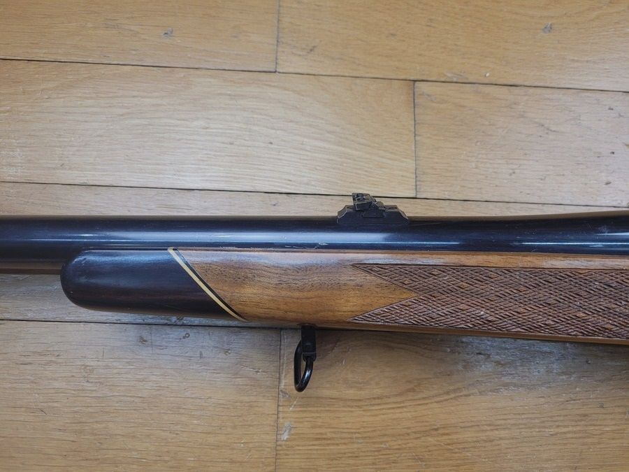 Magnifieke Weatherby grootwildgeweer – Kaliber 460 Weatherby – Premium fabricage door Sauer & Sohn in Duitsland – Walnoot hout van de eerste keuze – Prachtige bluing – Nieuwe loop – Onberispelijke mechanische staat – Uitzonderlijk wapen voor de grootste uitdagingen – TBE++, afbeelding 36 van 38