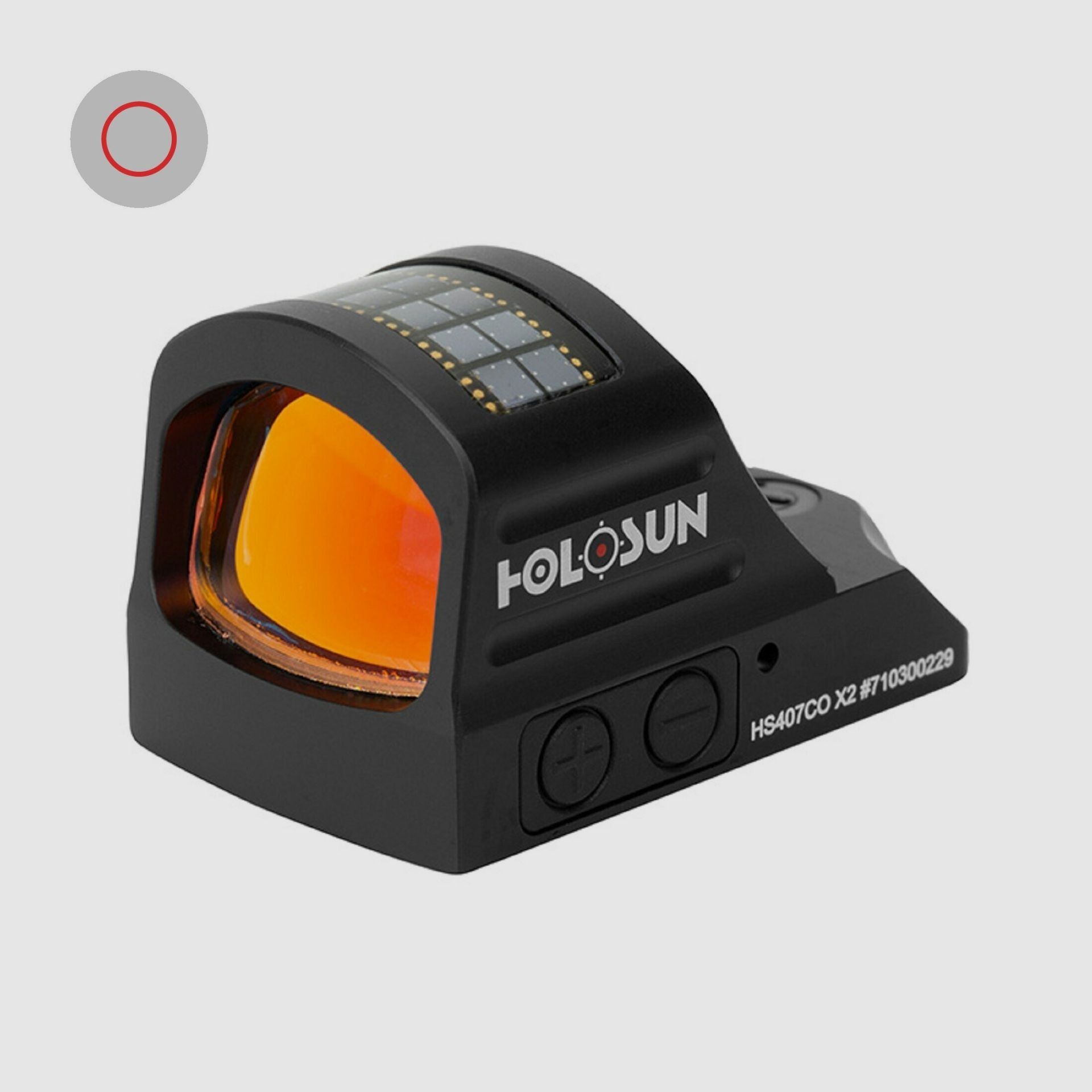 Holosun HS510C-RD Viseur Reflex avec Réticule Rouge : Point 2MOA, Circledot 65MOA & Cercle 65MOA, image 1 sur 7