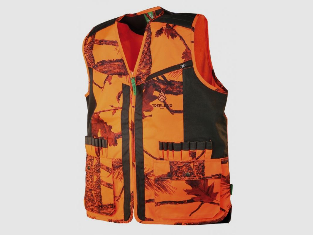 Somlys/Treeland Jagdweste T254 camo orange, Bild 1 von 2