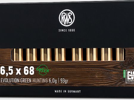 RWS Evolution Green 6,5x68 EVO Green 96 grs Büchsenpatronen