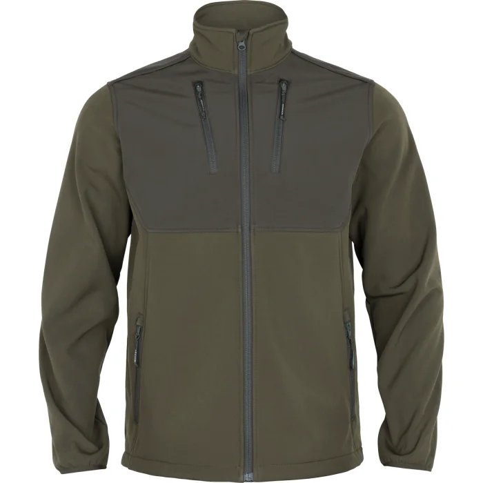 Kurtka HARKILA Scandinavian Softshell - Willow green/Shadow brown (103890022)