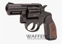 ME 38 Compact Revolver Blank Firing Gun Blued with Brown Grip