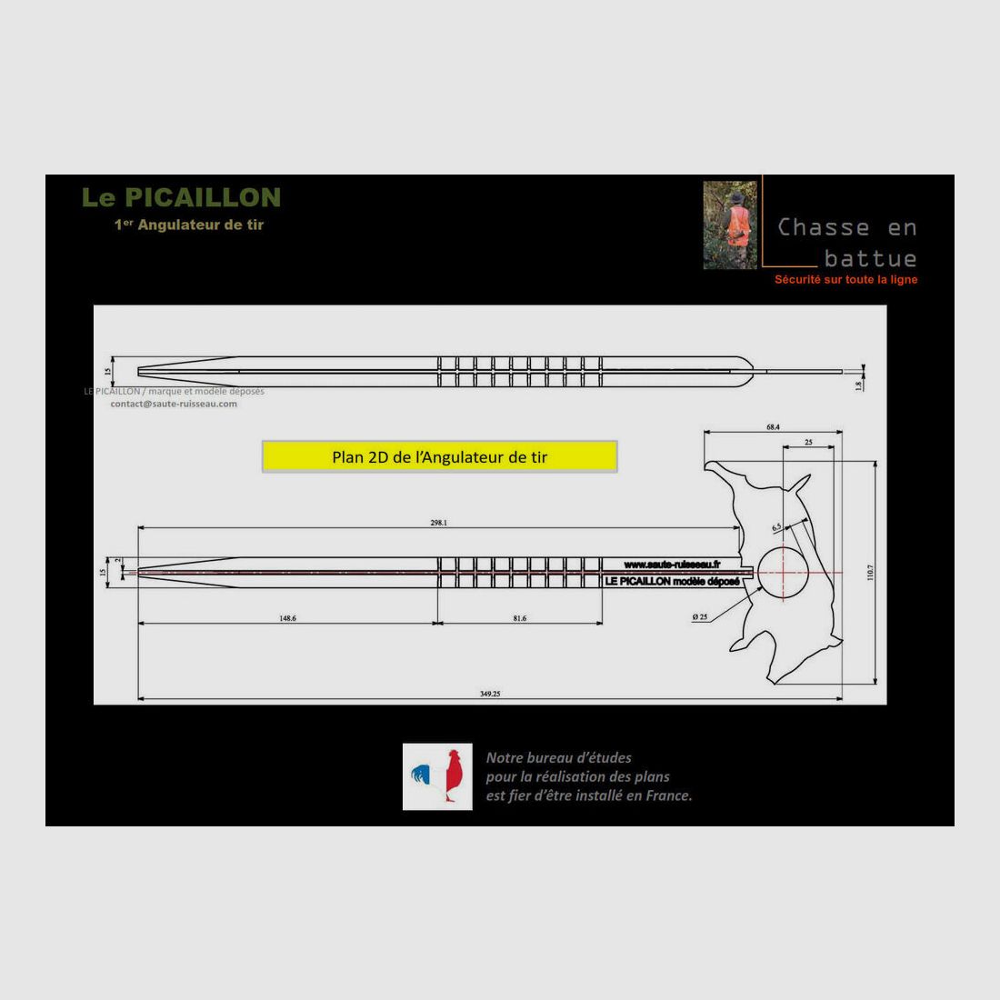Schusswinkelmesser Picaillon, Bild 6 von 6