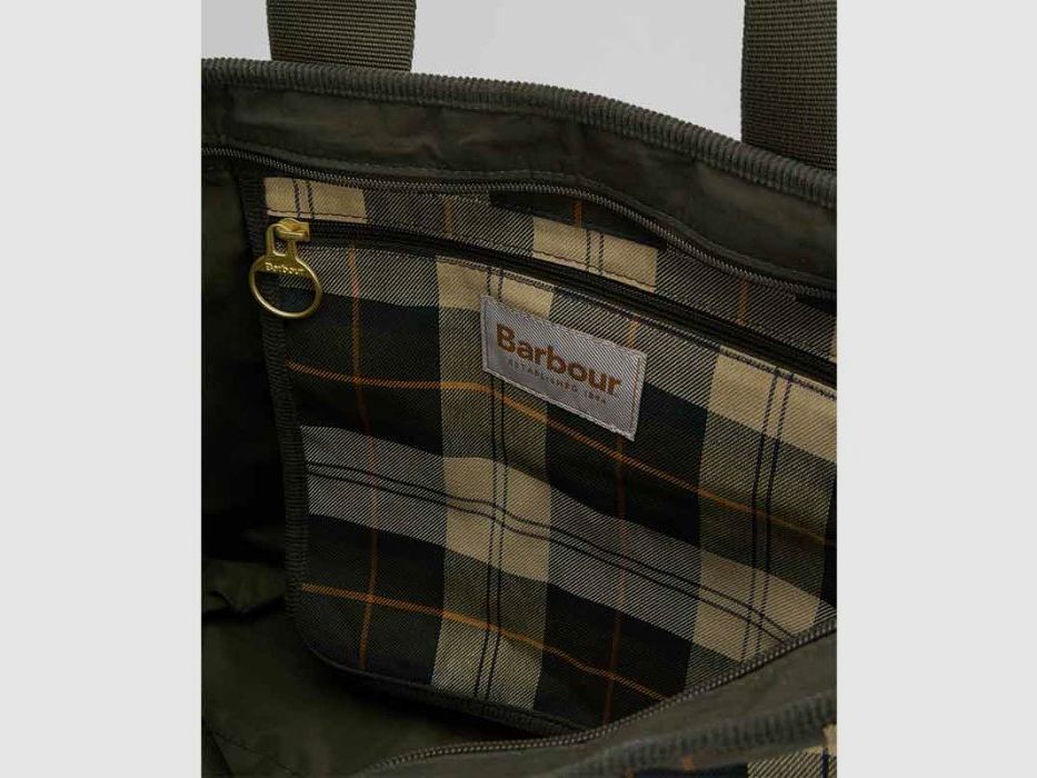 Barbour D-Umhängetasche Mya Patchwork Tote Bag | sage/ancient check, Bild 3 von 6