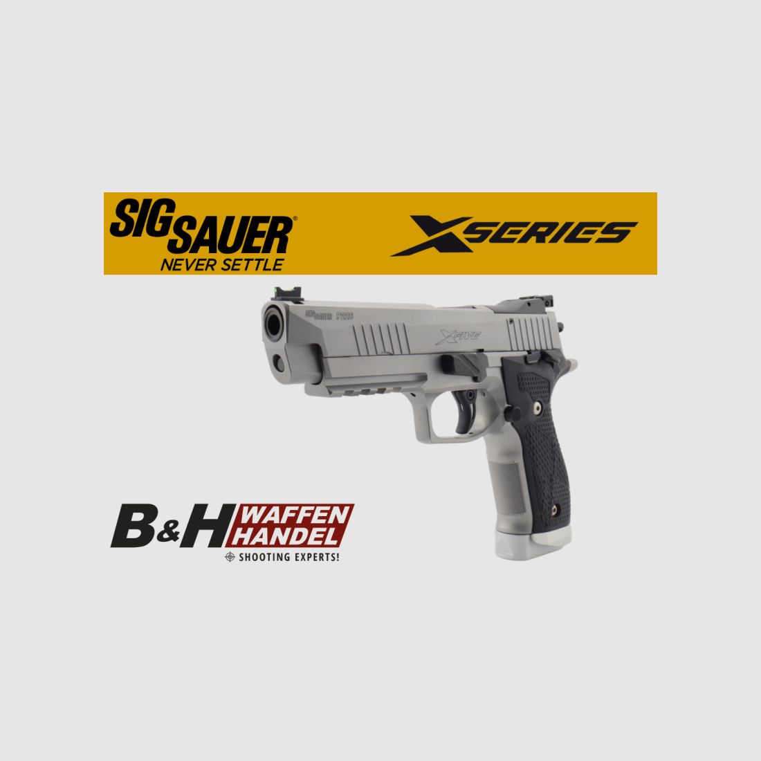 Neuwaffe, auf Lager: Sig Sauer P226 X-Five Supermatch 9mm Super Match X5 X-5 Finanzierung möglich!