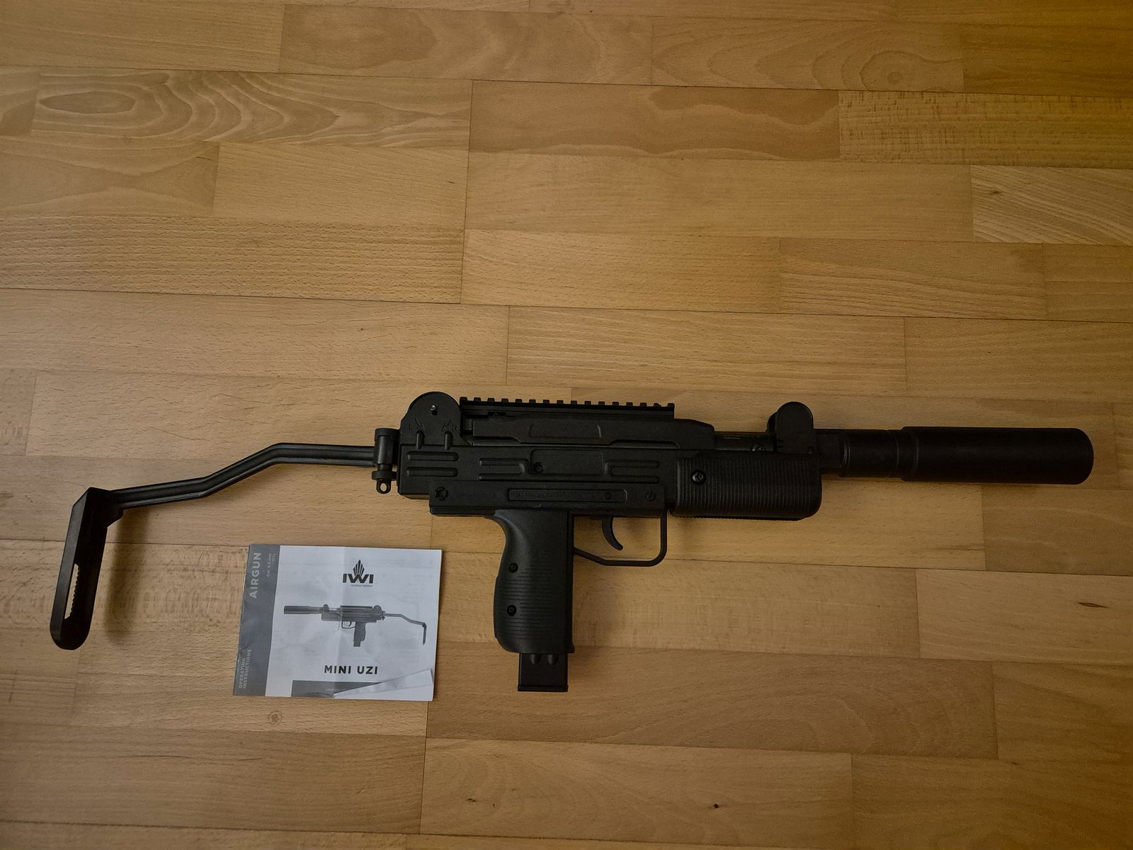 Umarex Uzi pistola ad aria compressa con canna piegata