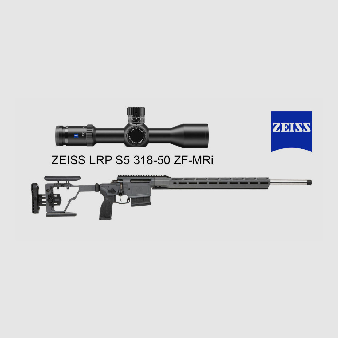 Sig Sauer SIG SAUER CROSS PRS Concrete Gray 24'' .308 Win. ZEISS LRP S5 318-50 ZF-MRi