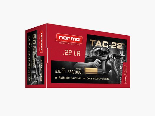 .22LR NORMA TAC-22 40gr