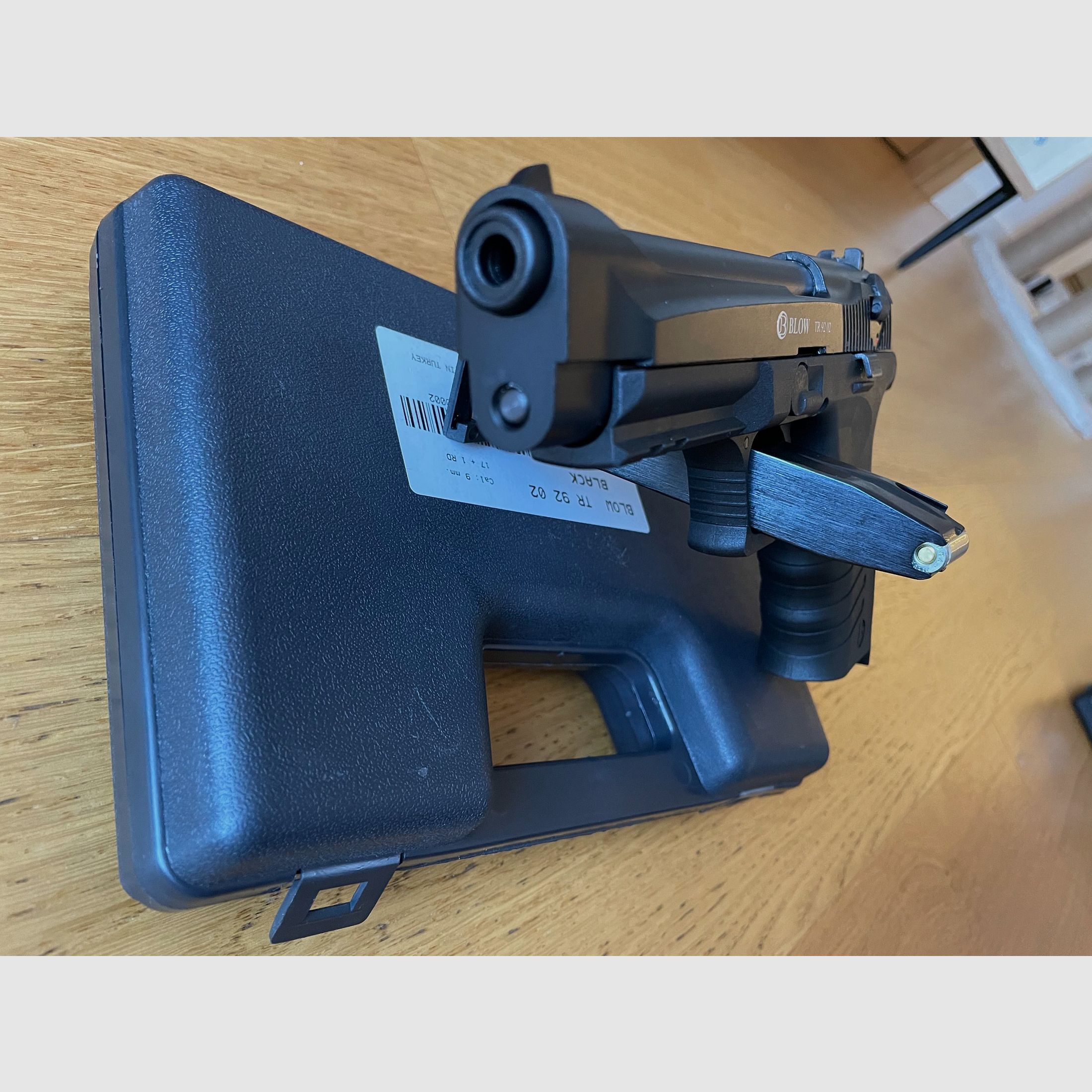 BLOW TR92-02 Black – 9 mm P.A.K. / Beretta M9A3 / M9A4 Style – Wysyłka na terenie całej UE / EU-Wide Shipping, zdjęcie 6 z 11