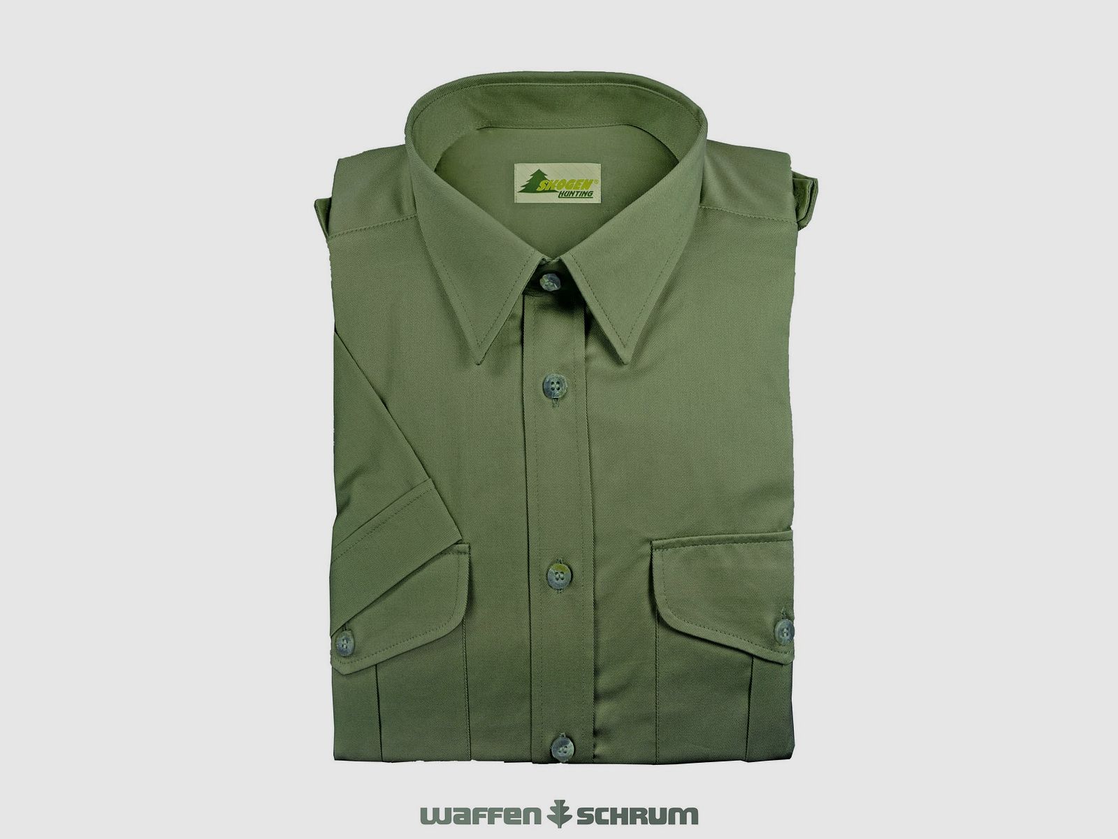 Skogen Shirt 1/2 Sleeve Green