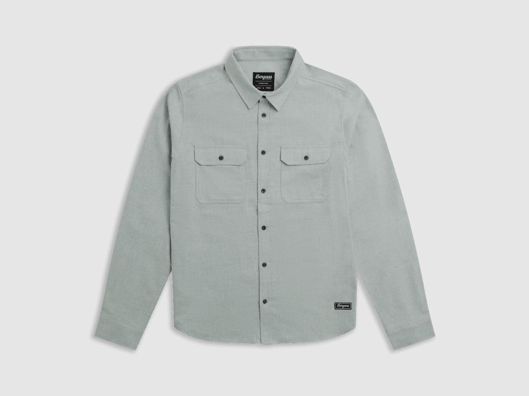 Bergans Nordmarka Flannel Shirt Men Dried Sage XL