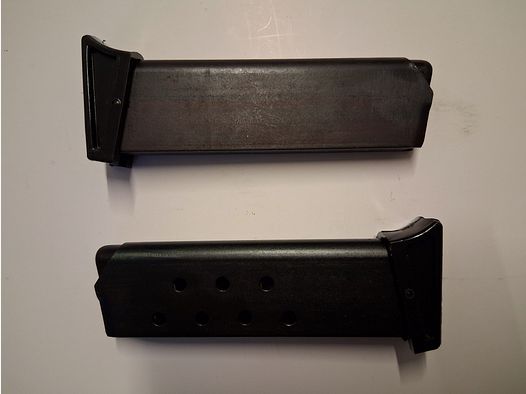 2 tijdschriften voor ME 8 Combat kal. 8 mm K. (als nieuw)