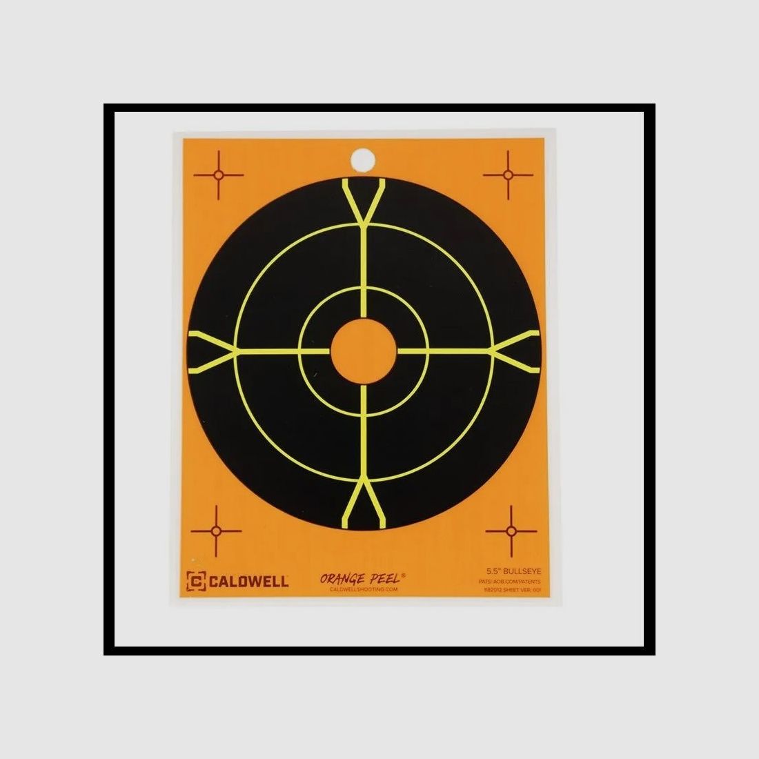 Zielaufkleber Caldwell Orange Peel 5,5'' (10 Stk.)