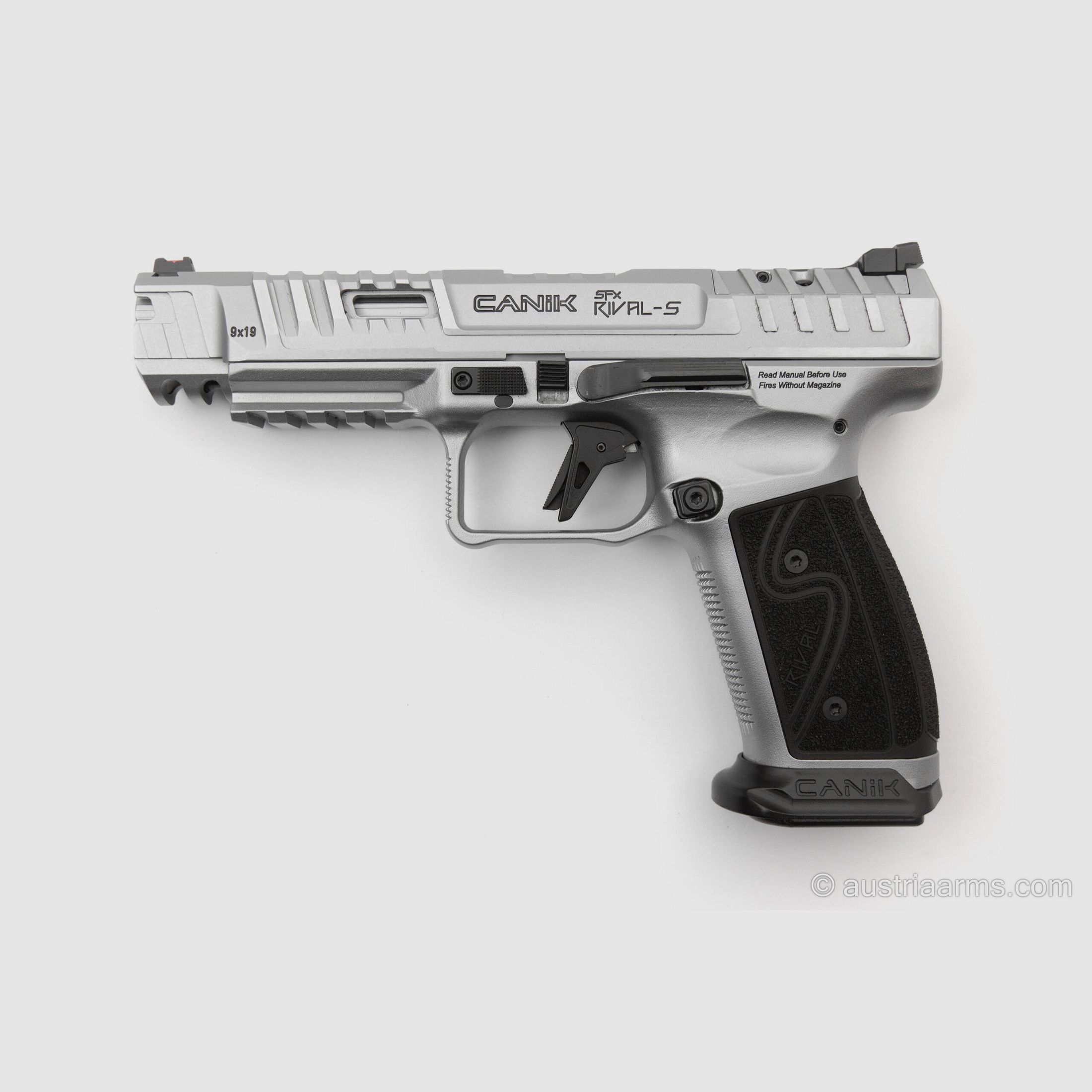 CANIK SFX Rival Steel Frame, Silver Finish, Neuwaffe, 9 x 19 mm, Bild 1 von 5